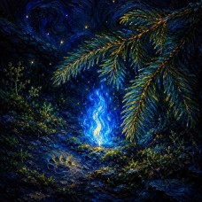 Tiny But Mighty Essential Oil Stock Blend | Resilience, Breath, and Blue-Flame Strength