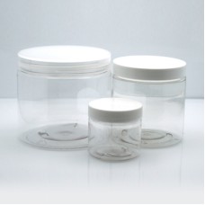 PET Plastic Jars w/ Lid