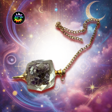 Amethyst Cuboctohedron Pendulum | Sacred Geometry | Energetic Clarity