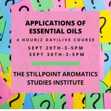 Spotlight Class - Applications of Essential Oils 