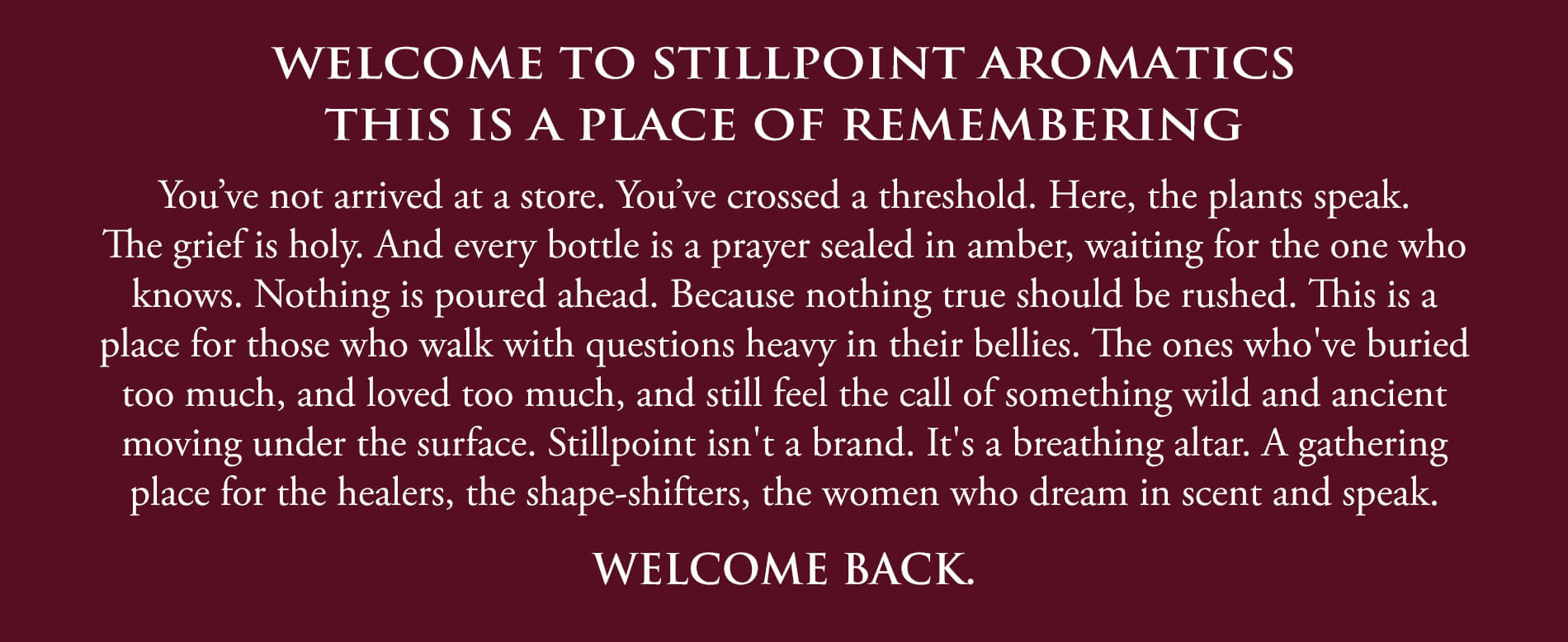 Stillpoint Aromatics